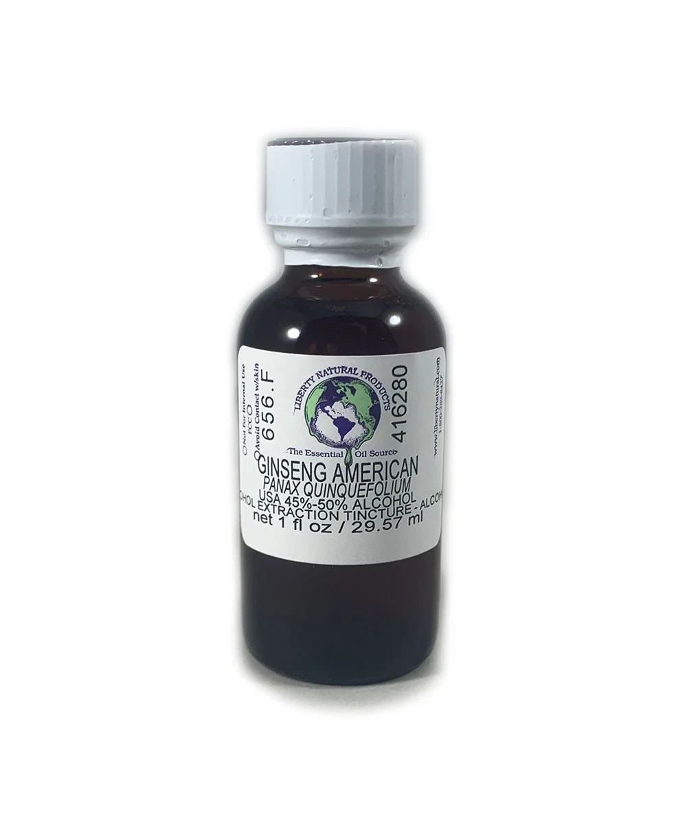 American Ginseng Tincture, 1 oz – Premium Energy & Wellness Support Red Panax