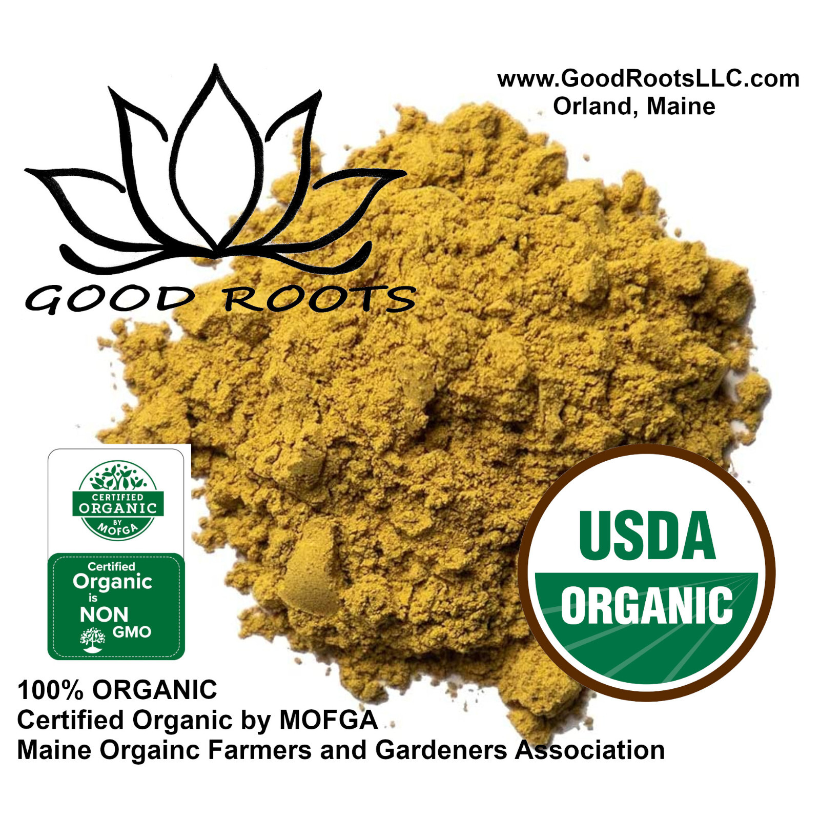 Sweet Annie Wormwood Powder Organic Artemisia annua Nuherbs Qing Hao 227g – 8 oz