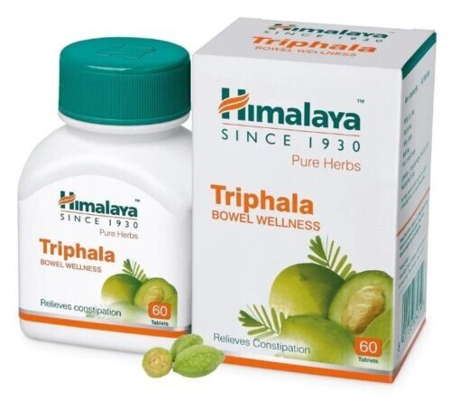 10 X Best Herbal Himalaya Triphala Bowel Wellness Tablets – 60 Tablets EACH