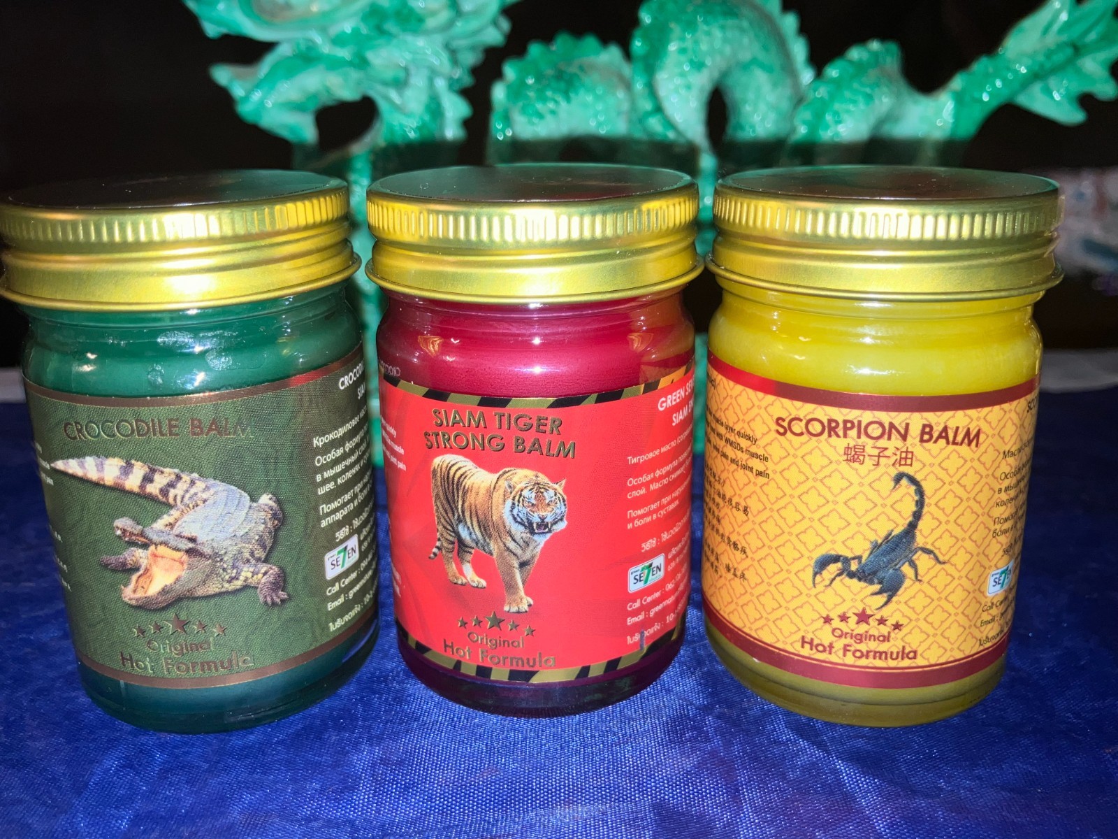 Thai Herbal Traditional Balms 3 Pack