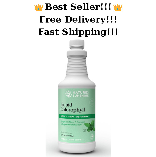 Nature’s Sunshine Liquid Chlorophyll – Internal Deodorant & Detox Cleanse 16oz