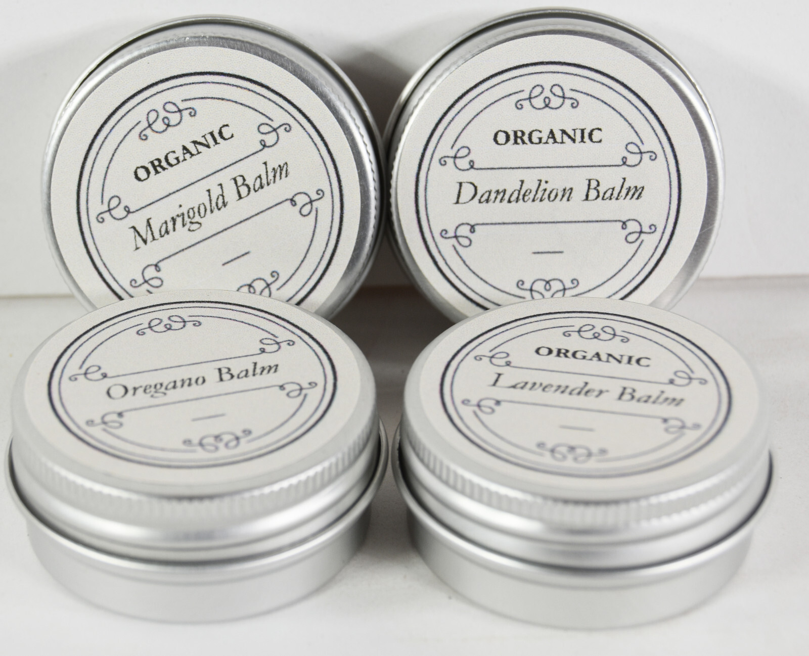 0.5 oz TRAVEL SIZE Organic Lavender Dandelion Oregano Marigold Balm External Use