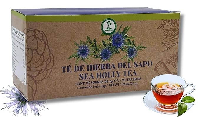 Té de Hierba del Sapo (Mexican Thistle Tea) – 25 Bags – 100% Natural, Vegan – He