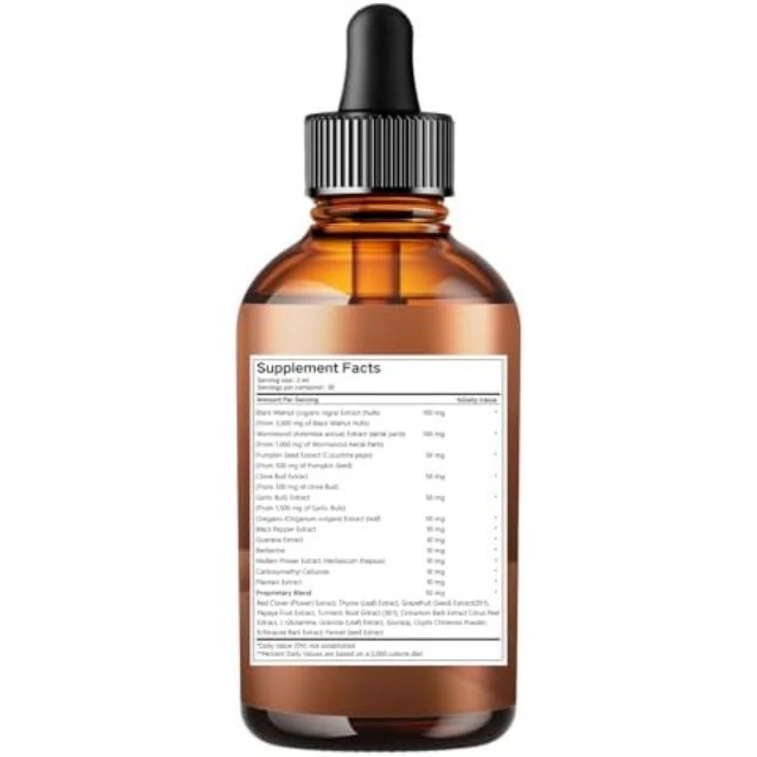 Parasite Cleanse Tincture/Extract-Wormwood,Black Walnut Hull, Clove,Best Quality