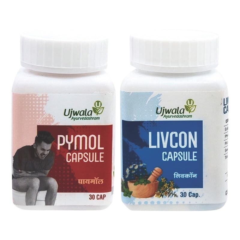 Pymol+Livcon Capsules by Ujwala – Relief from Piles & Haemorrhoids