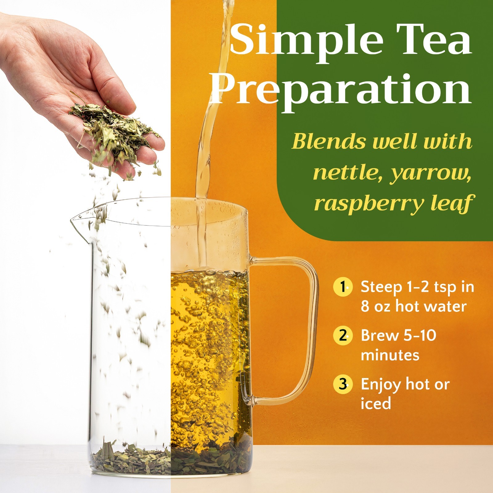 Plantain Leaf Tea (Plantago Major) – Dried Loose Leaf Herb – Cut & Sifted