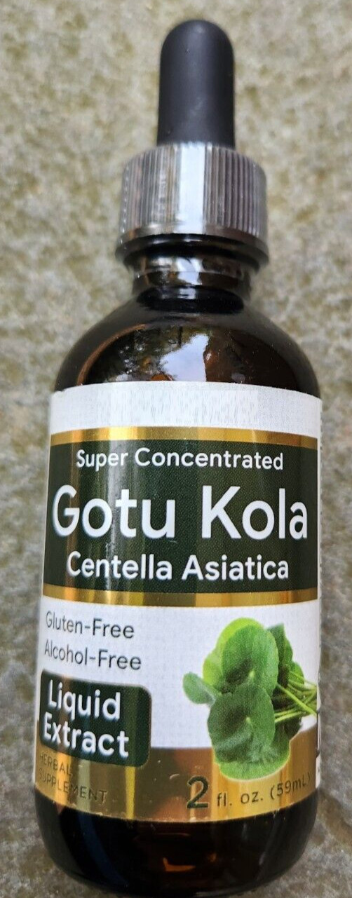 Gotu Kola 2000mg Alcohol-Free 2 fl oz Non-GMO/Gluten-Free/Vegeterian