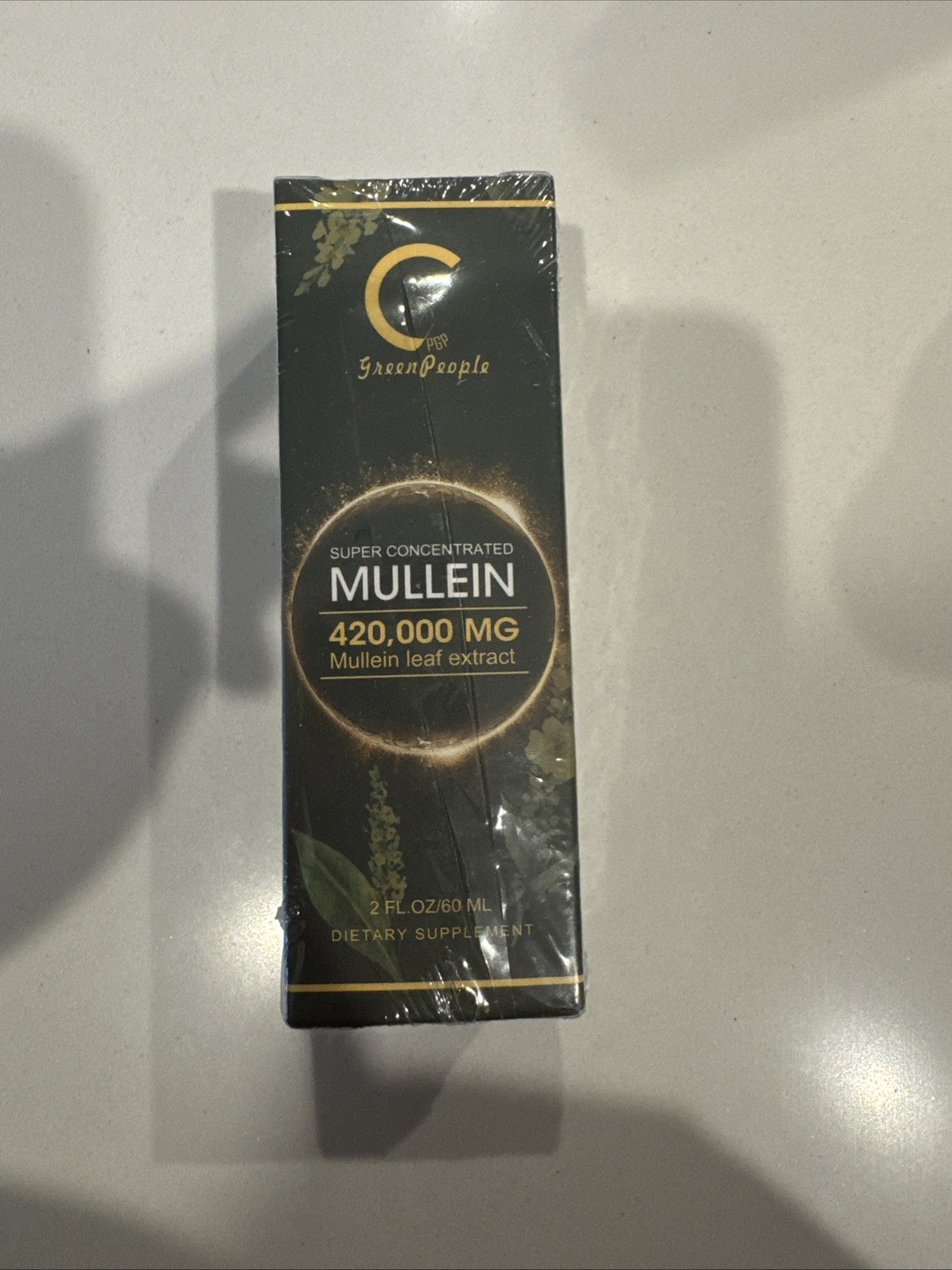 Mullein Leaf Extract Super Concentrated 420,000 MG 2 FL.OZ/60 ML Lung Cleanse