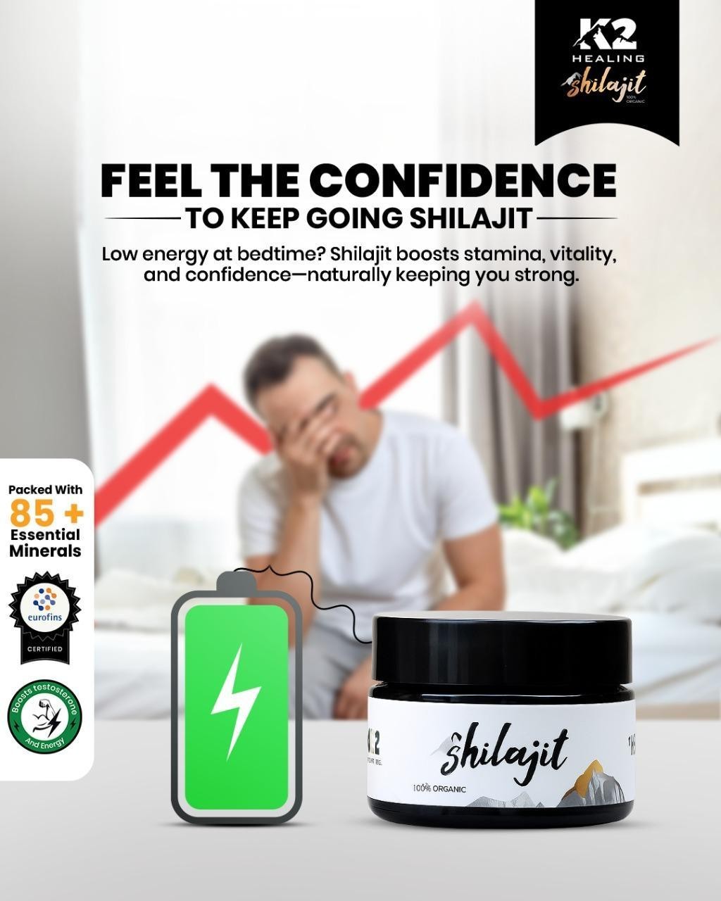Pure Himalayan Shilajit Resin 80g Authentic k2healingshilajit Lab Tested