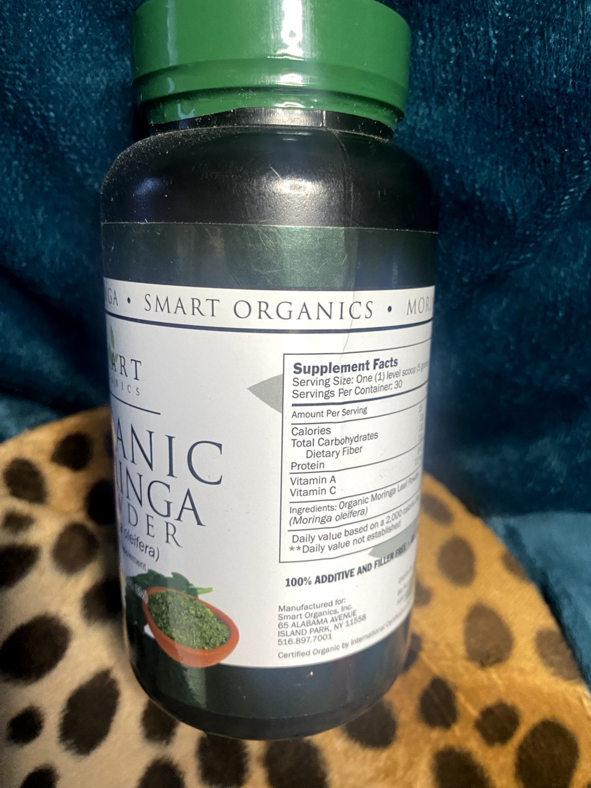 Smart Organics,Organic Moringa Powder 5.29 oz