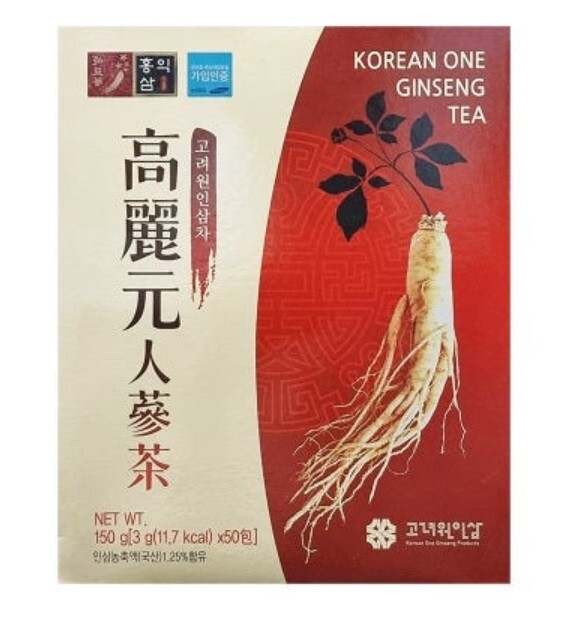 GORYEOWON Korean Red Ginseng Tea – 3g x50 Packets
