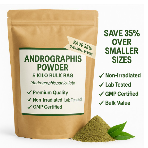 Andrographis Powder 5 Kilo Bulk Bag | Premium Quality – Lab Tested