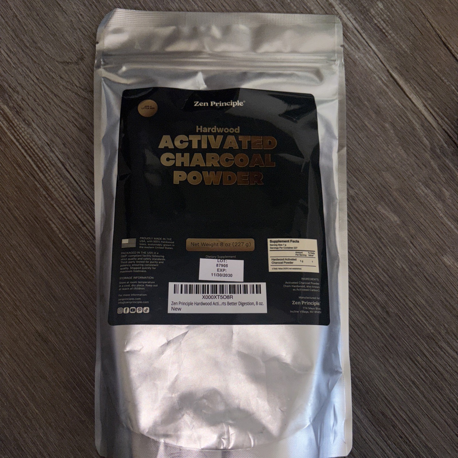 activated charcoal powder 8 oz