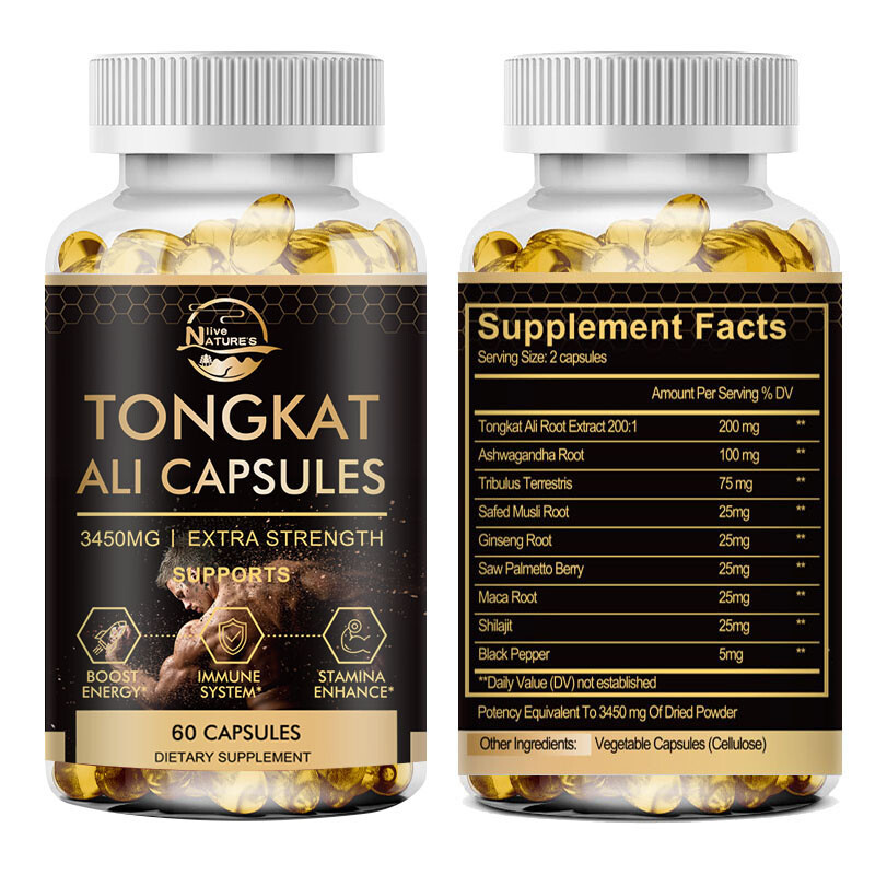 Male Enhancement Capsules Booster & Thicker Last Longer Stronger Bigger 60 Pills