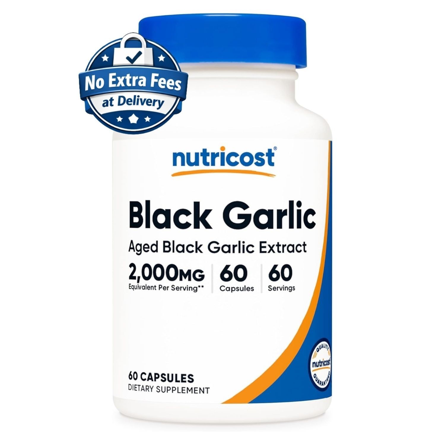 Extracto de Ajo Negro Añejo 2000 mg | 60 Cápsulas | 60 Porciones