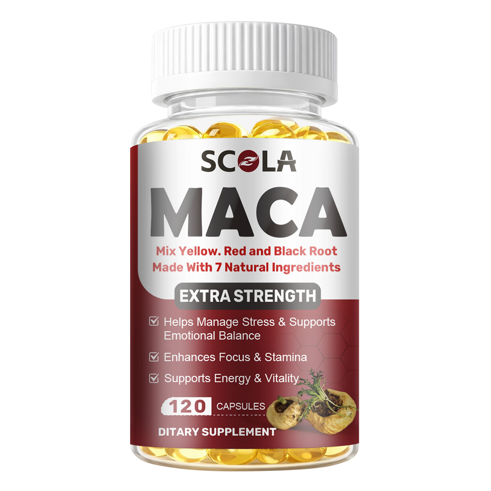 Maca root capsules Male Enhancement Boost Testosterone Sex Drive 120 capsules