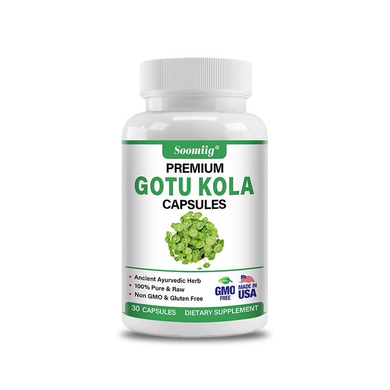 Gotu Kola Extract Capsules Centella Anxiety Brain Health Memory