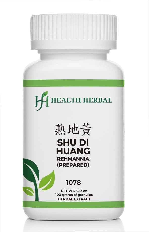 Health Herbal-Shu Di Huang/Rehmannia (Prepared) 100 Grams/Bottle