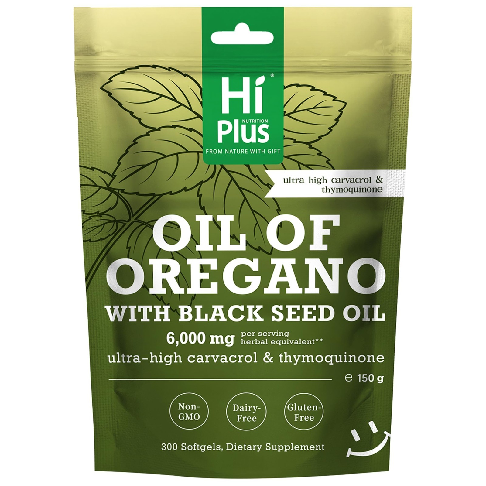 2-in-1 Oil of Oregano & Black Seed Oil Softgels | 4X Strength, Immune Support |