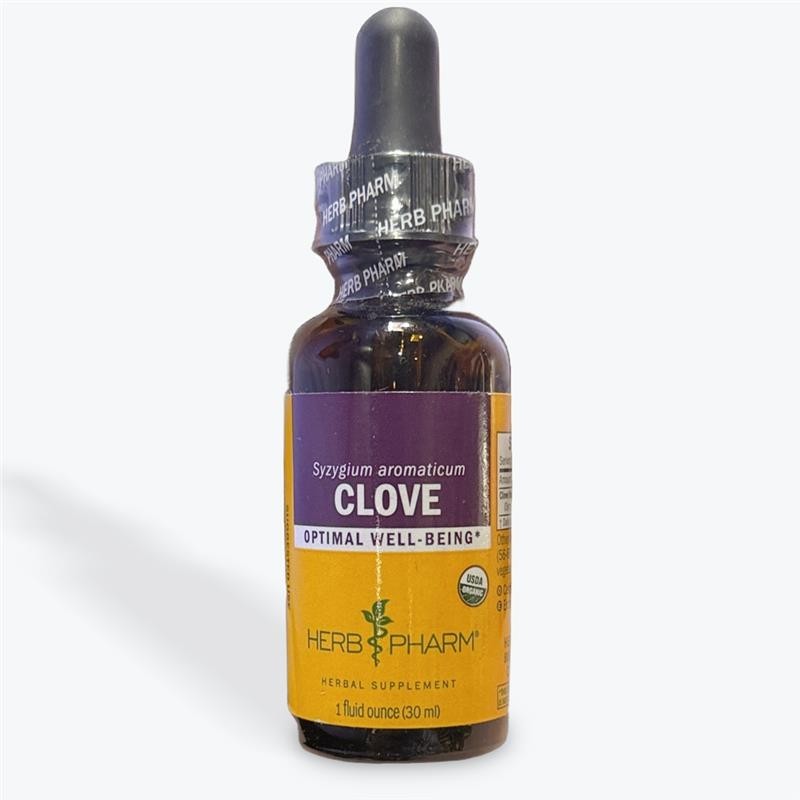 Herb Pharm Certified Organic Clove Extract 1 Fluid Ounce.
