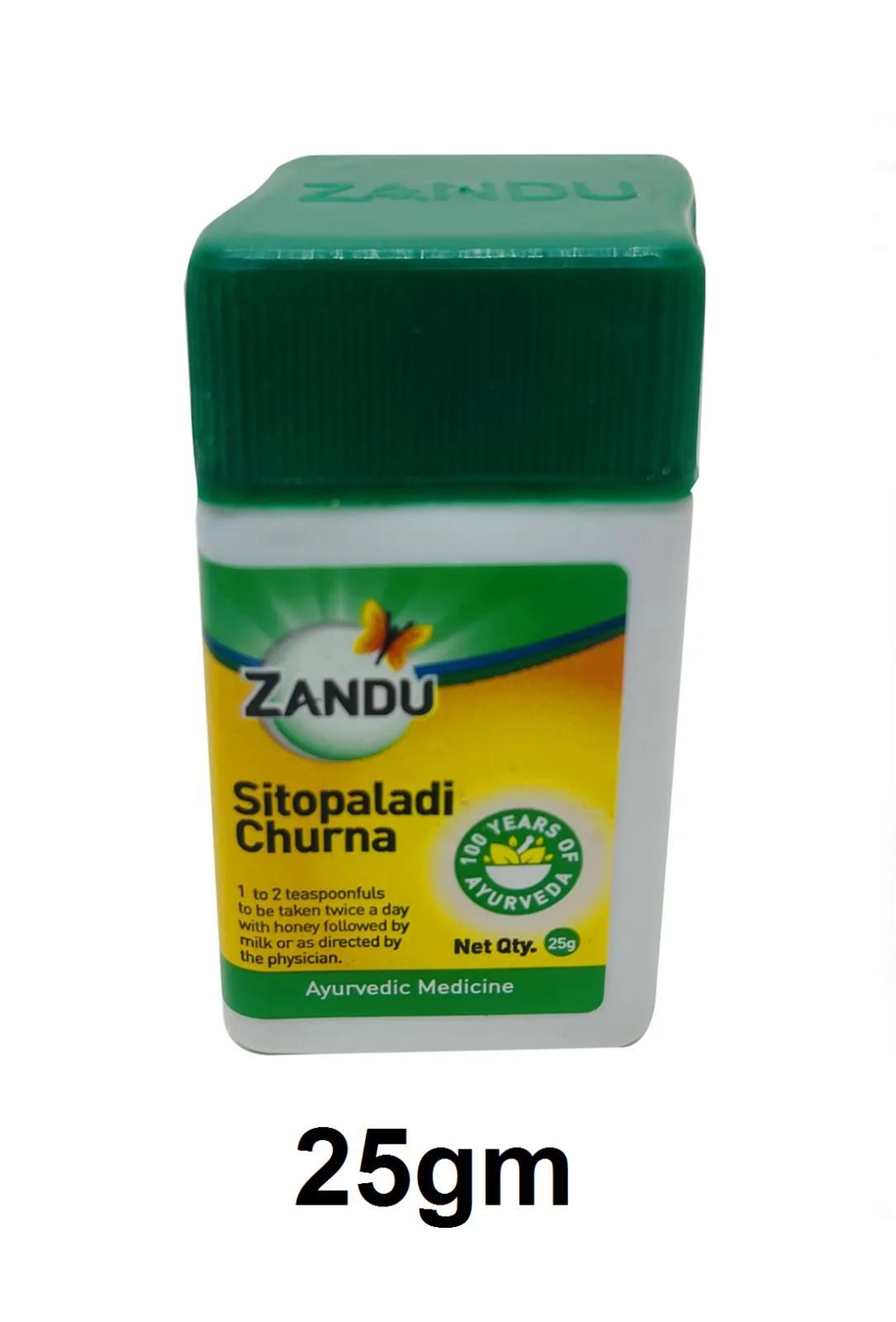 Zandu Sitopaladi 25/180g Churna Ayurveda Ayurvedic Herbal Formula