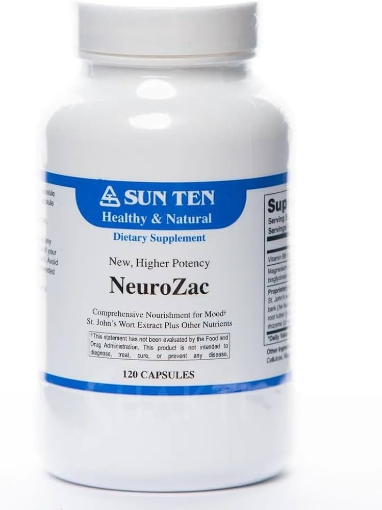 Sun Ten NeuroZac 120 capsules EXP 12/31/2026