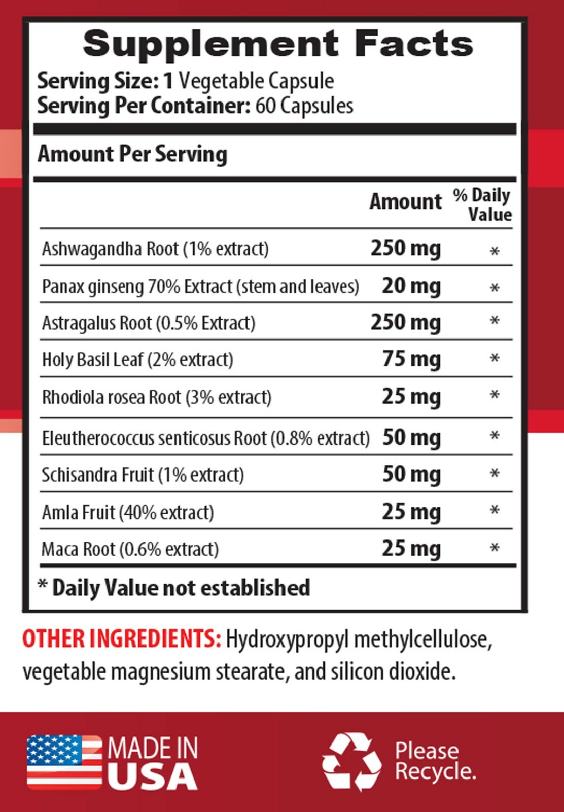 amla dry – ADAPTOGEN ADVANCED COMPLEX – brain awake – 1B