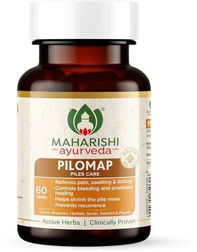 Maharishi Ayurveda Pilomap Herbal Wellness Tablets 60 Tabs × 3 | 2027 Exp
