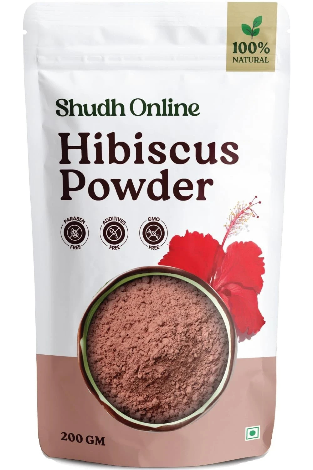Hibiscus Powder 200g Organic Herbal Hair Skin Care Edible Gudhal Powder