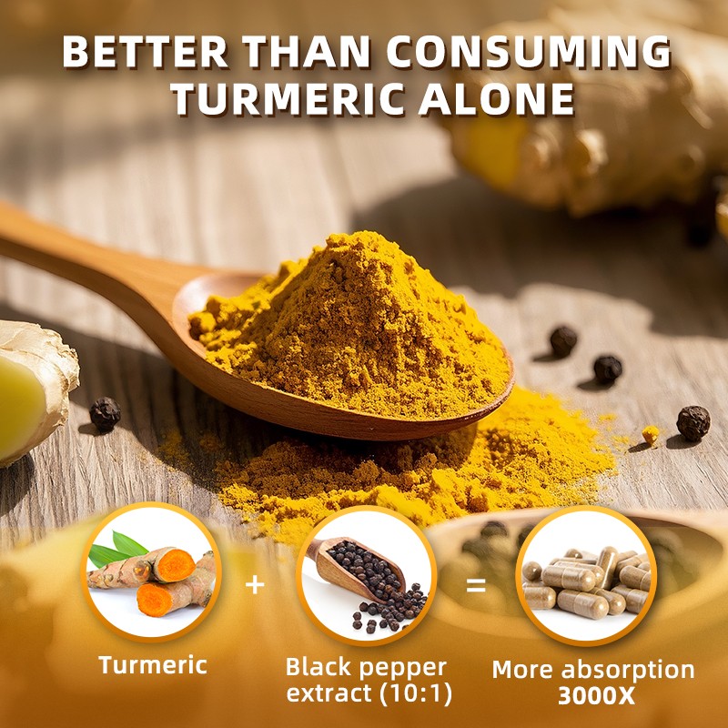 Turmeric Curcumin 2000mg 120ct – 95% Curcuminoids with BioPerine & CoQ10