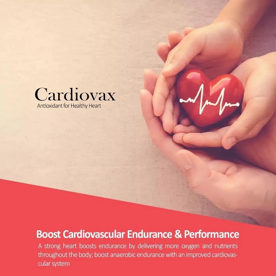 Vokin Biotech Cardiovax+Cardioplus, 60×2 Tabs, Arjuna, Moringa b274