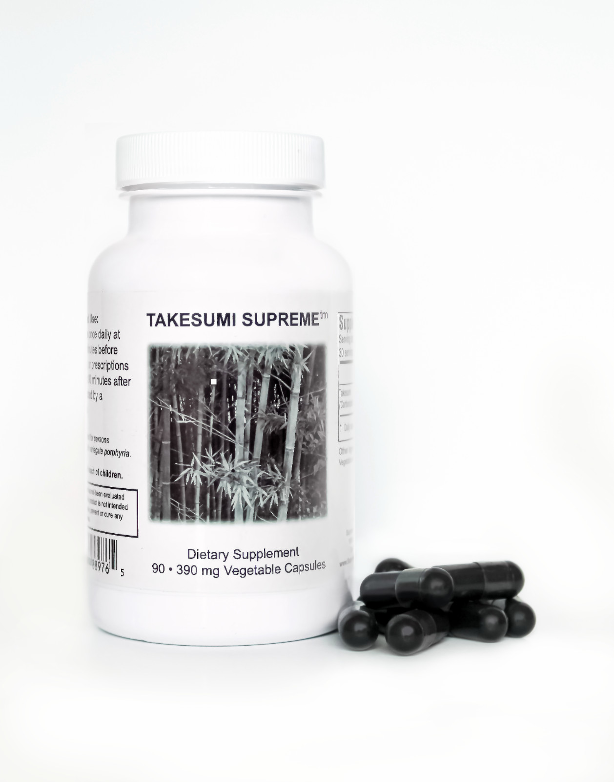 Supreme Nutrition Takesumi Supreme, 90 Pure Activated Bamboo Charcoal Capsules