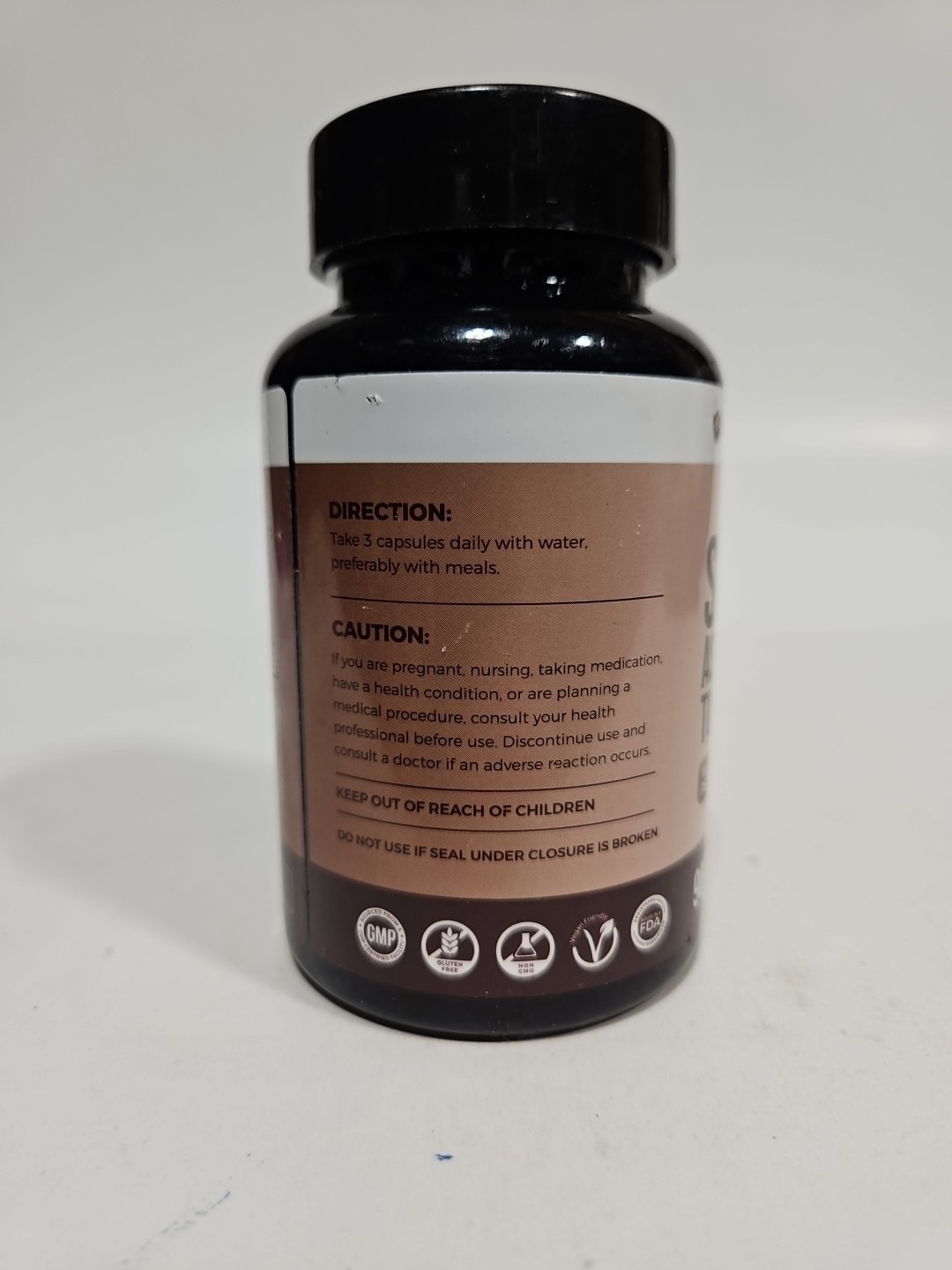 VitaGuard Shilajit Ashwagandha Turmeric 1610mg 90 Vegan Cap High PotencyExp 1/27