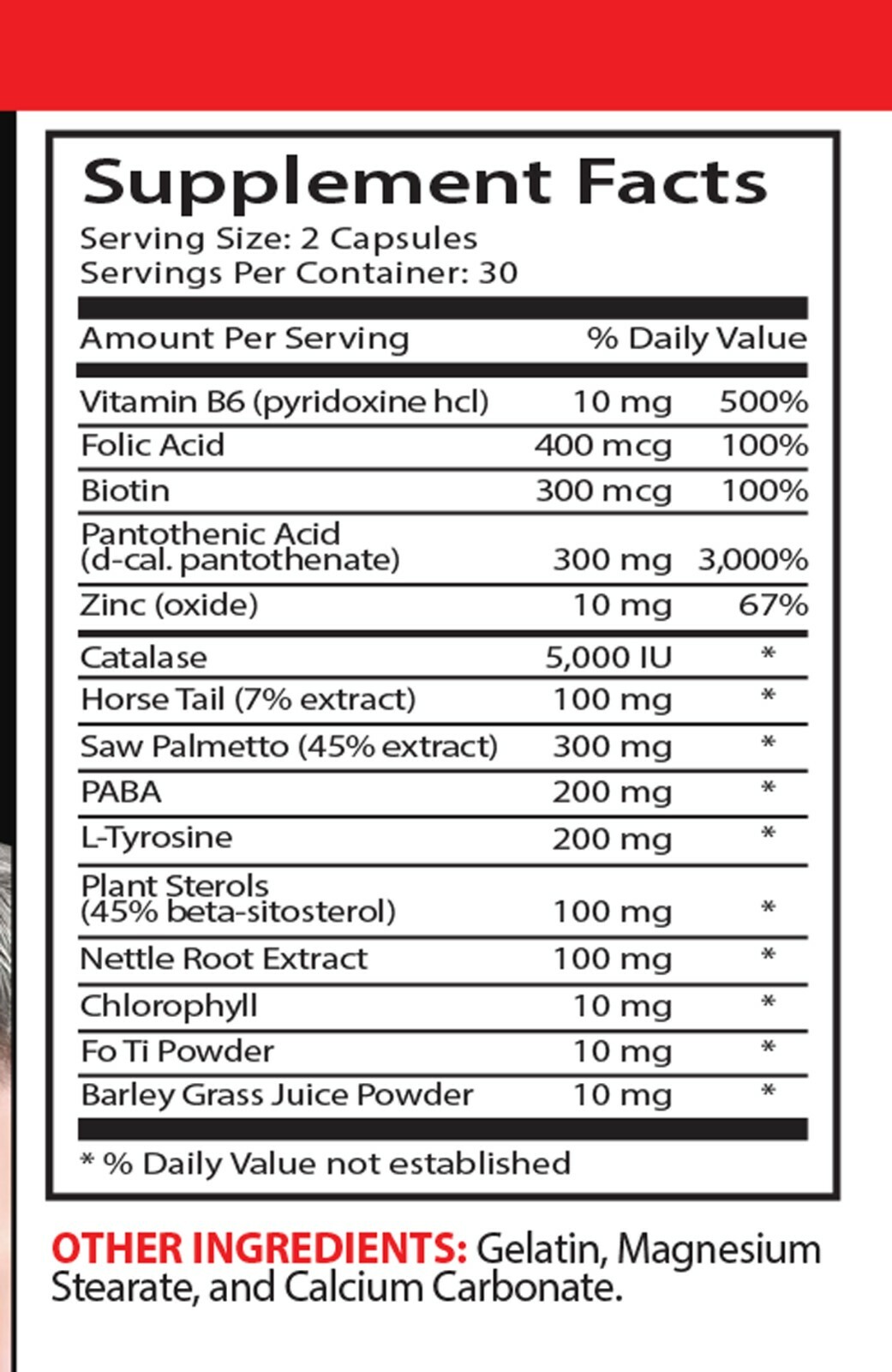 gray hair vitamins supplement – GRAY HAIR REVERSE – saw palmetto powder 2B