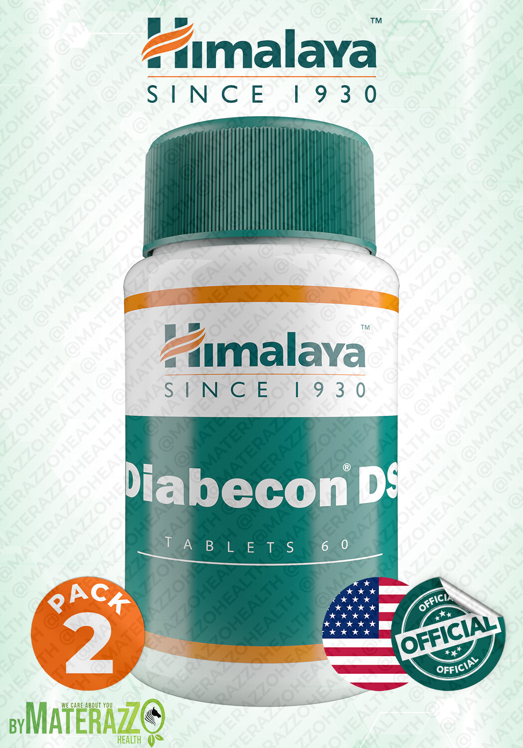 2 box 120 tablet USA Exp.9/2024 OFFICIAL DIABECON DS Insulin Blood Sugar Care