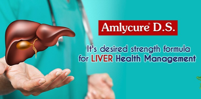 Aimil AMLYCURE DS Herbal Capsules, Herbal Ayurvedic Liver Wellness