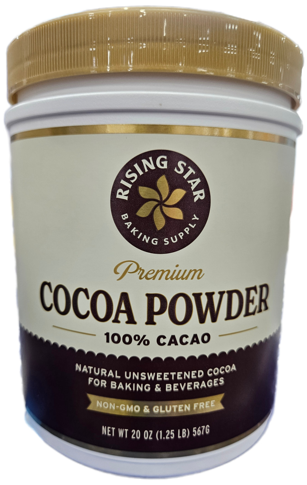 1 – 100% Cacao (Cocoa) Powder Non-GMO & Kosher 20oz each BB September 16, 2027
