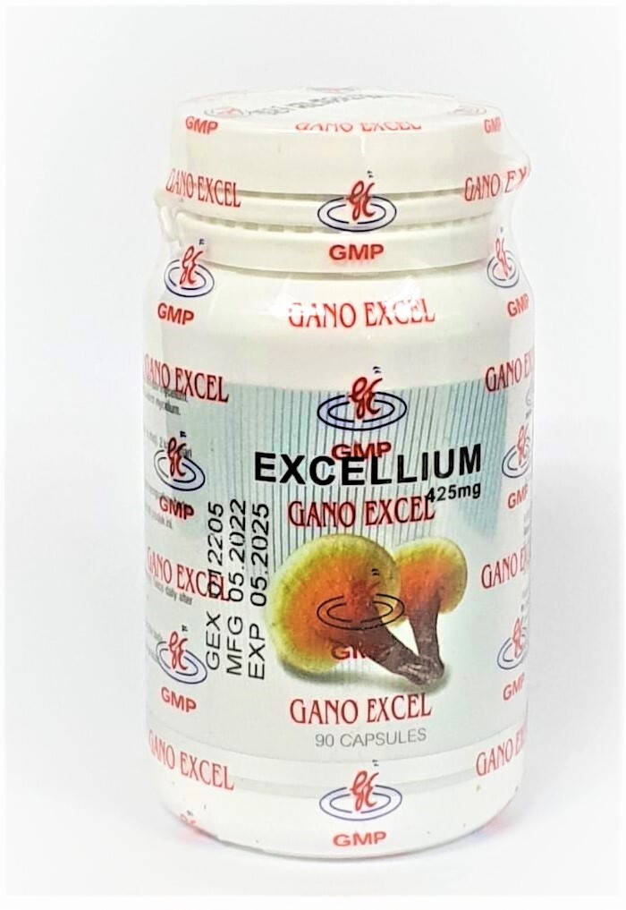 2 Bottles Gano Excel Excellium 90 Capsules Ganoderma Lucidum Lingzhi Reishi USA