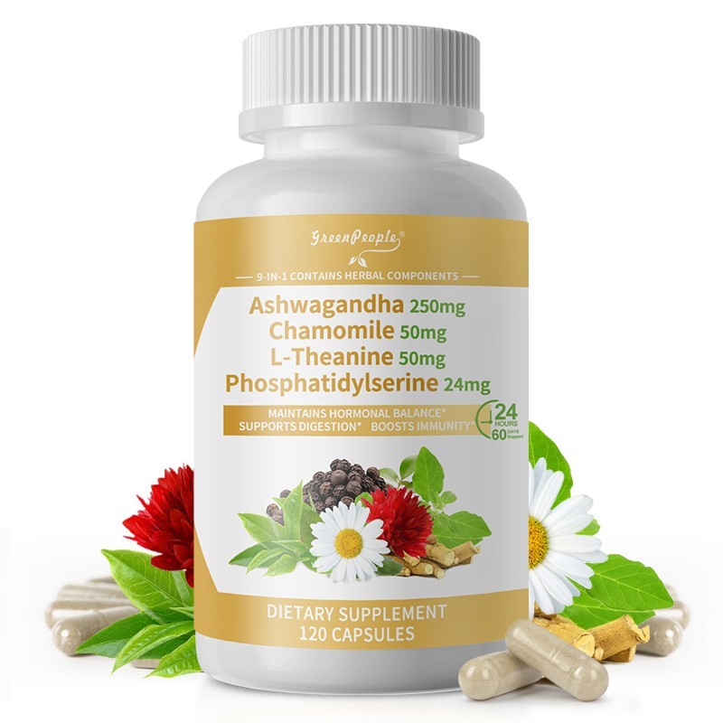 Cortisol Support Supplement Capsule Stress Relief & Cortisol Manager 120 Pills