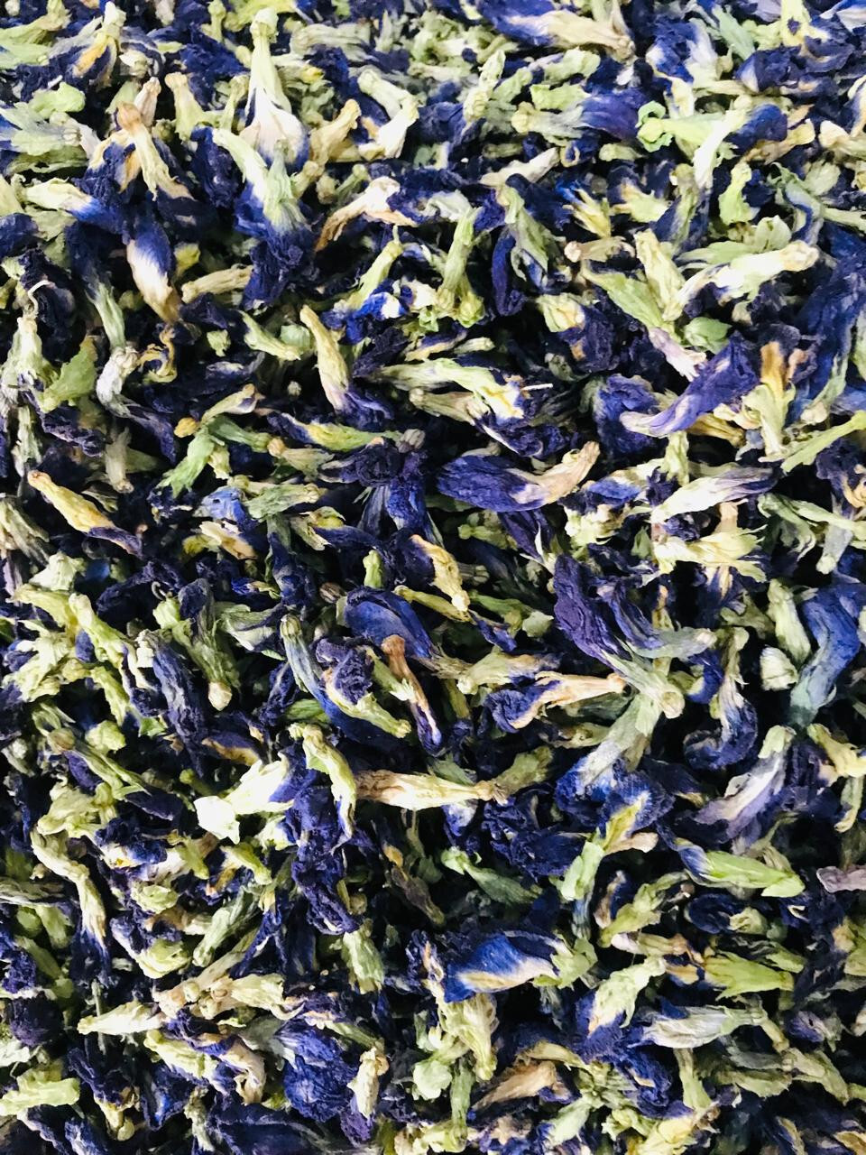 Ceylon Butterfly Pea Blue Organic Tea Dried Flowers Natural Herbal Healthy Drink