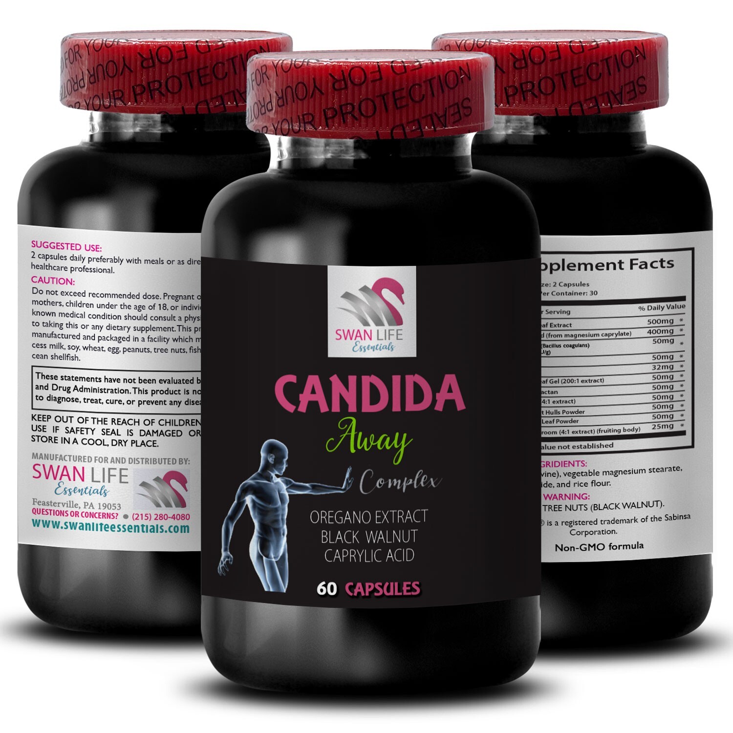 Aloe Vera Leaf skin benefits – CANDIDA CLEANSE – Oregano Leaf Powder 1Bot
