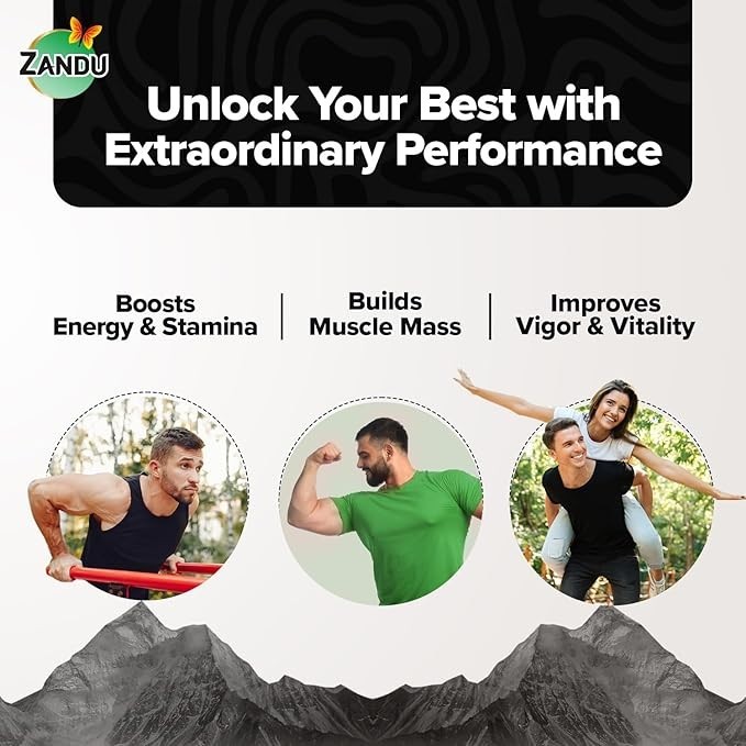 Zandu Shilajeet Capsules 60 Caps Infused with Goodness of Natural Shilajeet