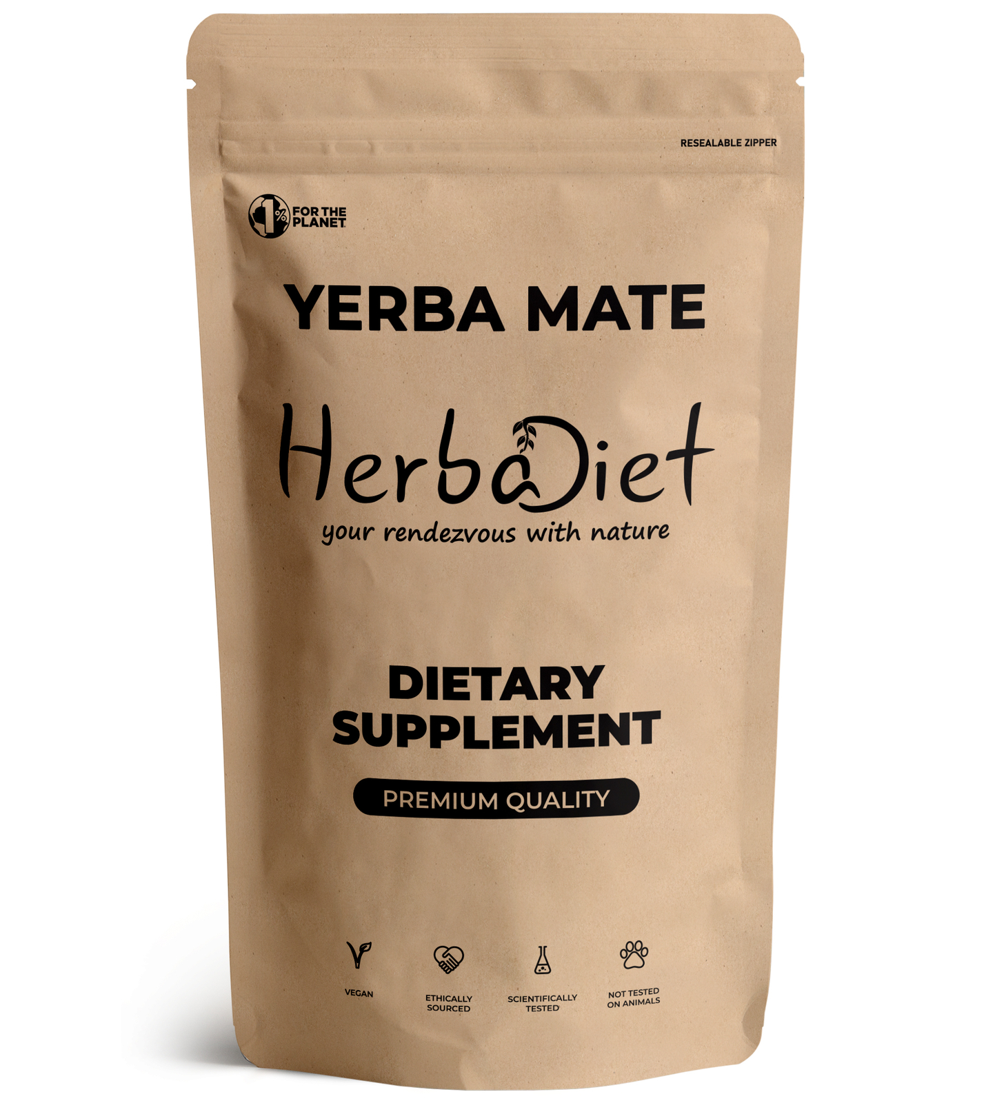 Yerba Mate Extract Powder 10:1 Stimulant Energy Booster Fat Burn Immune Support