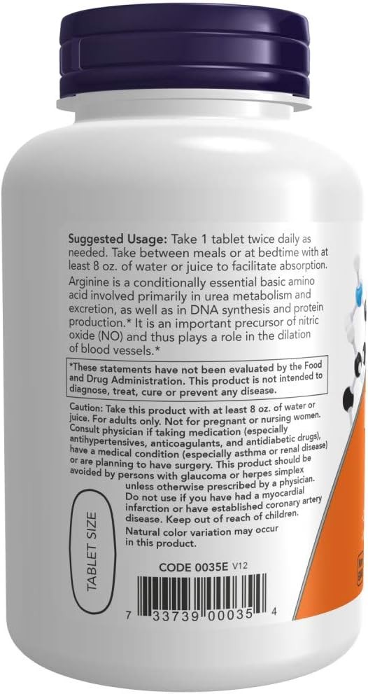 L-Arginine 1000mg, 120 Tablets (Pack of 3)