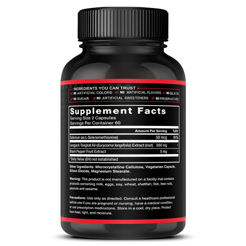 Long Jack Supplement Supports stamina And energy levels 30 To 120 Capsules
