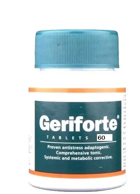 Herbal Geriforte Tablets – 60 Tablets Each – PACK OF 10 | Exp 12-2028|