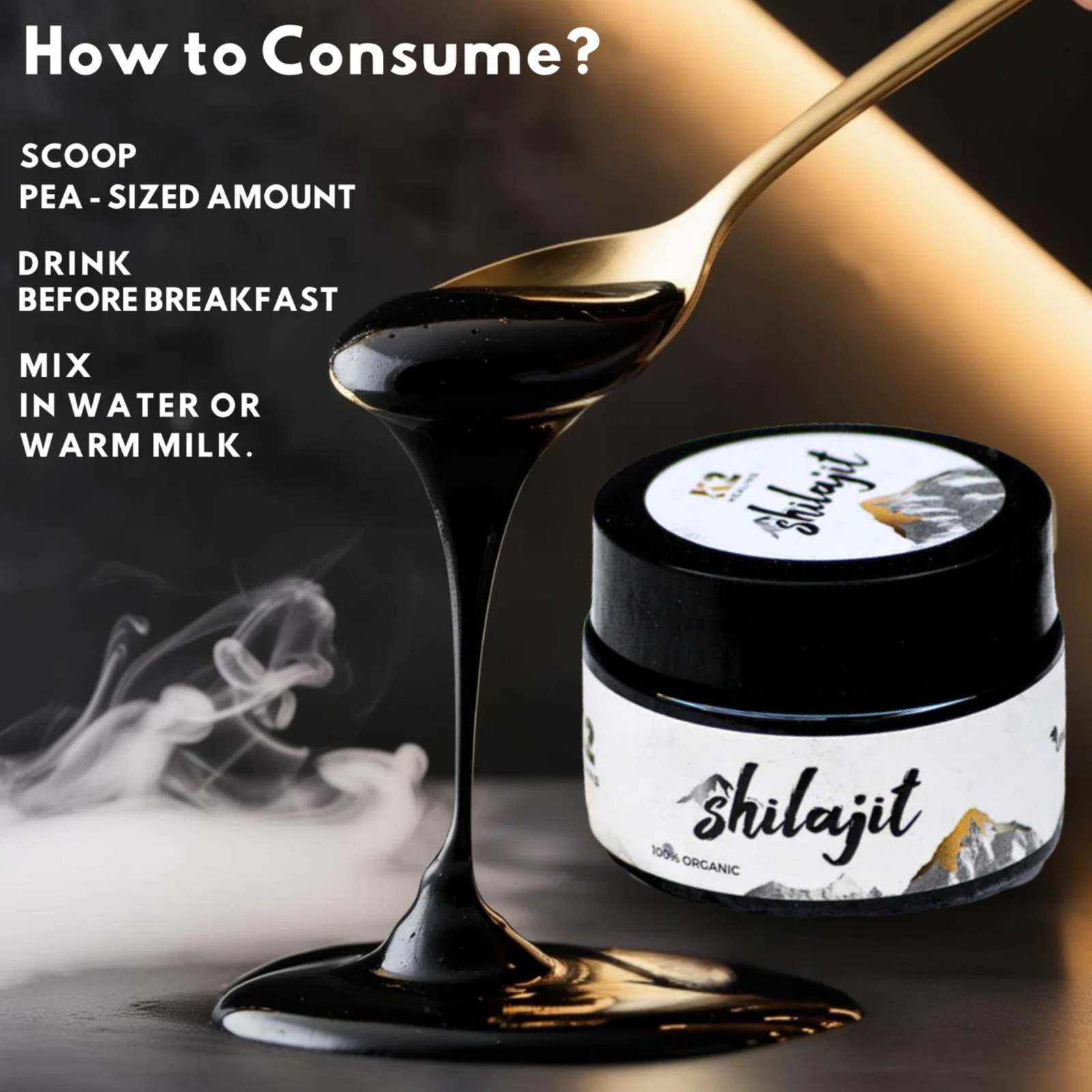 Himalayan Shilajit Resin beginner pack Organic – Lab Certified – 80% Fulvic Acid