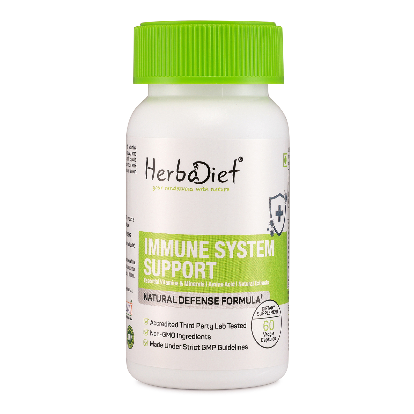 Immune Support Supplements with Vitamin C, D3, Zinc, Elderberry & Turmeric