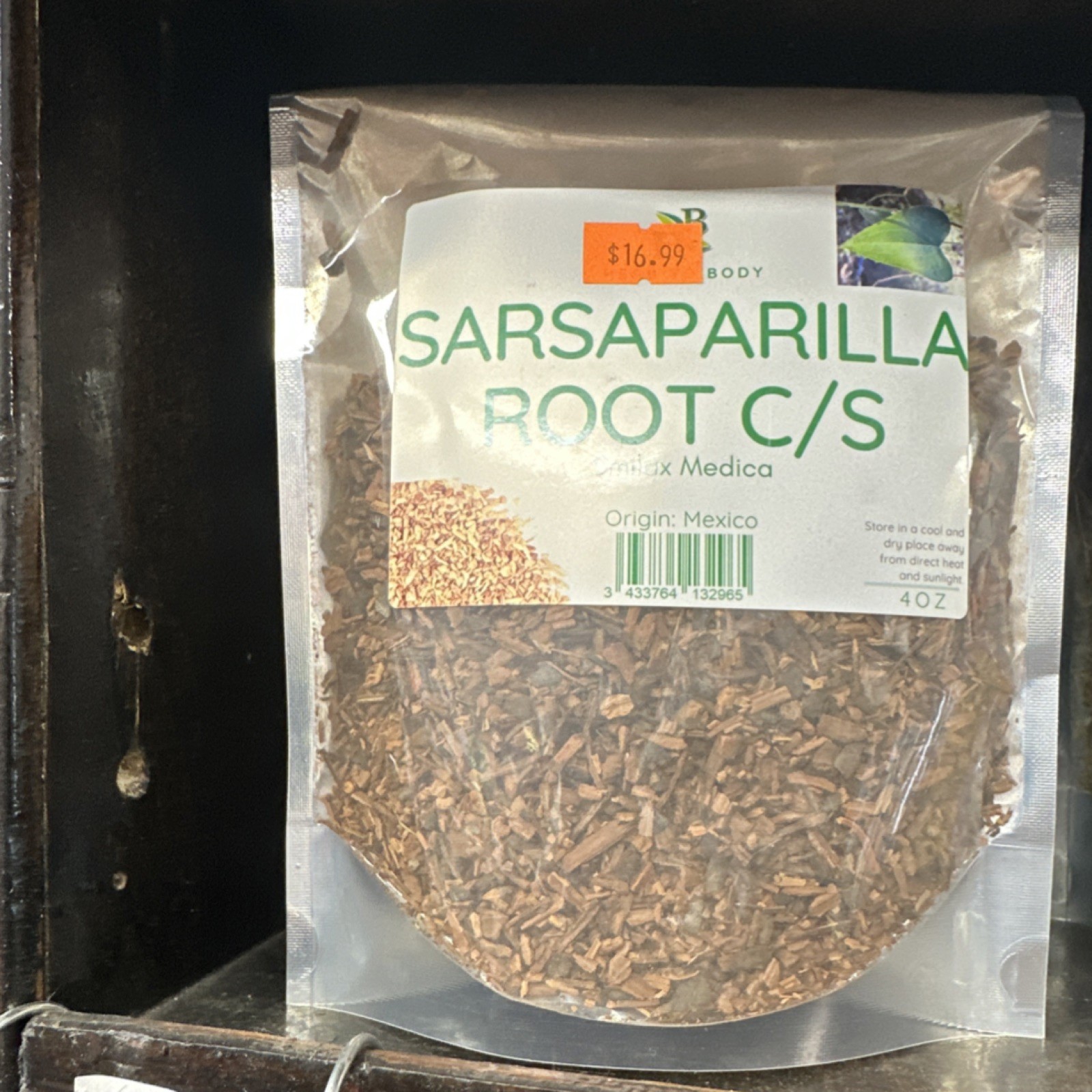 Herb To Body Sarsaparilla, Licorice, Valerian, Burdock Roots & Powders 4oz