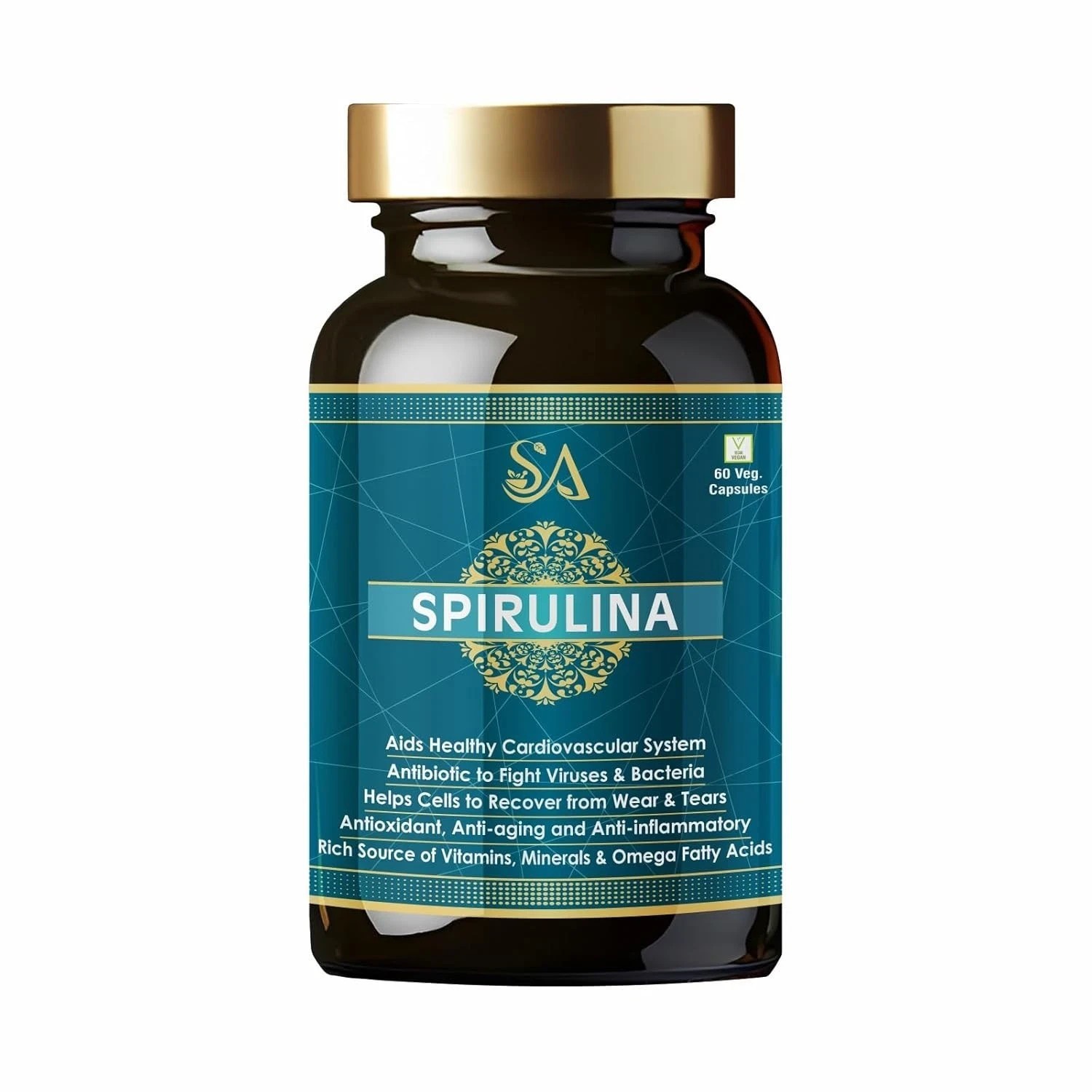 Sire Ayurveda Spirulina Capsules, 60 Capsules s280
